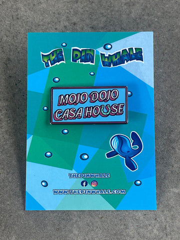 Mojo Dojo Casa House Glitter Hard Enamel Pin