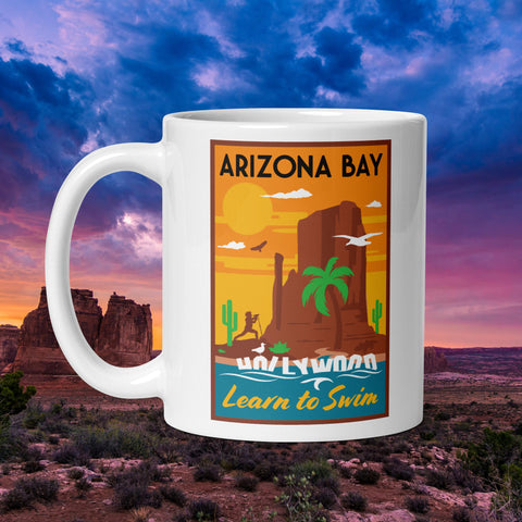 Learn to Swim at Scenic Arizona Bay! Ceramic Coffee Mug